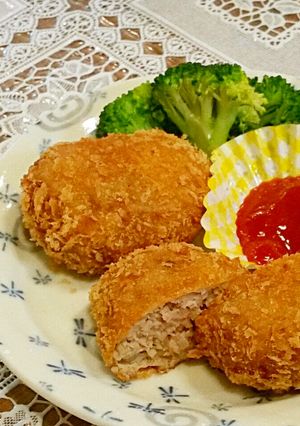 シャキシャキ！ジューシー！蓮根メンチ-レシピのメイン写真