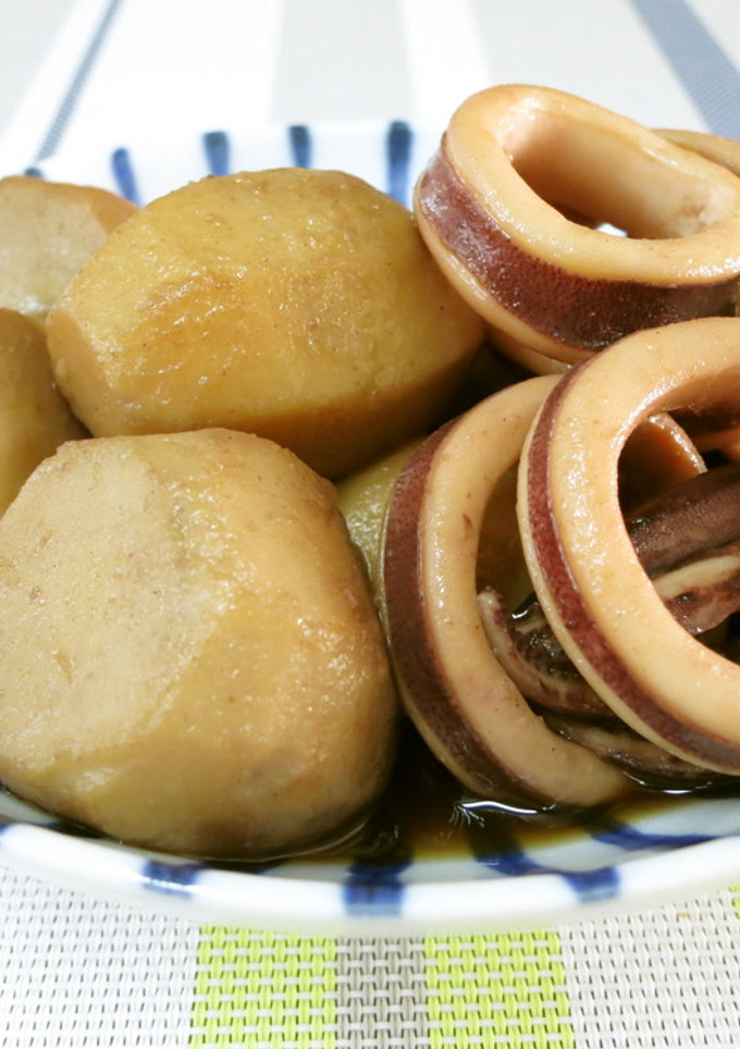 もっちり里芋とイカの煮物-レシピのメイン写真