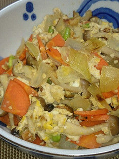 野菜たっぷり♪ヘルシー炒り豆腐-レシピのメイン写真