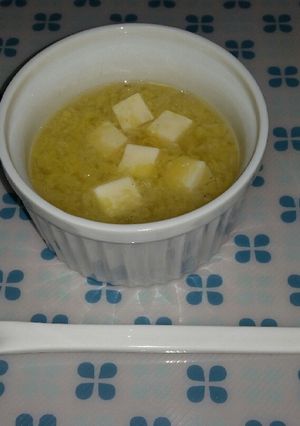 白菜とお豆腐のスープ（離乳食7ヵ月）-レシピのメイン写真