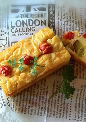 プチトマトとチーズのケークサレ！-レシピのメイン写真