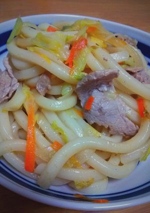 やさしい味、美味しい焼きうどん-レシピのメイン写真