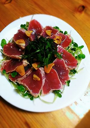 鮪好きに捧ぐ☆私のマグロのカルパッチョ-レシピのメイン写真