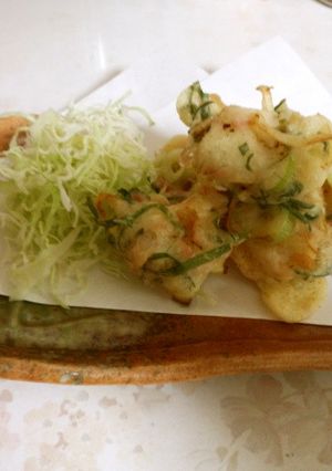 たこ焼き風なタコの天ぷら-レシピのメイン写真