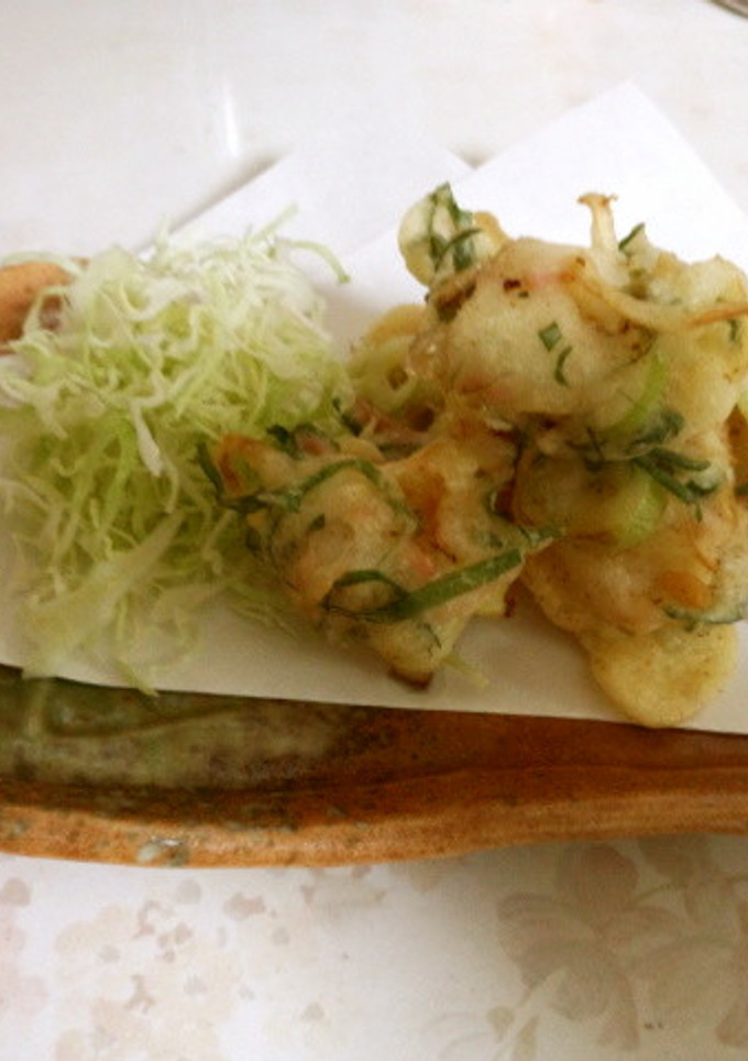 たこ焼き風なタコの天ぷら-レシピのメイン写真