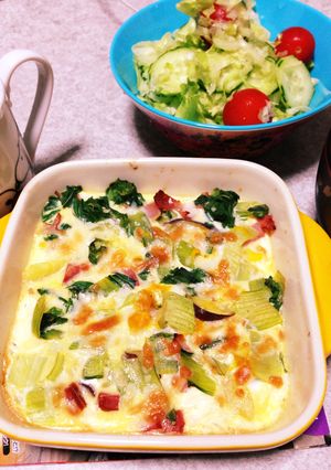 豆腐と卵のヘルシーグラタン風-レシピのメイン写真