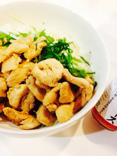 鶏胸肉の篠ソース生姜焼き丼⑅-レシピのメイン写真