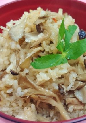 きのこたっぷり♪五目炊き込みご飯！！-レシピのメイン写真