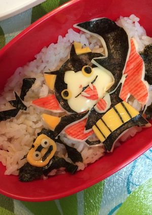 妖怪ウォッチ ☆ガブニャン☆ キャラ弁-レシピのメイン写真
