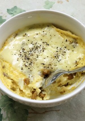 焼きチーズたまご豆腐納豆-レシピのメイン写真