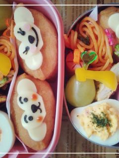 キャラ弁 お稲荷モンキー♪-レシピのメイン写真
