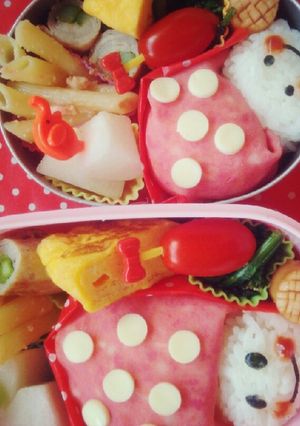 キャラ弁 キノコ♪-レシピのメイン写真