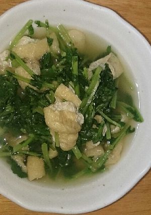 大根葉と油揚げの煮浸し-レシピのメイン写真