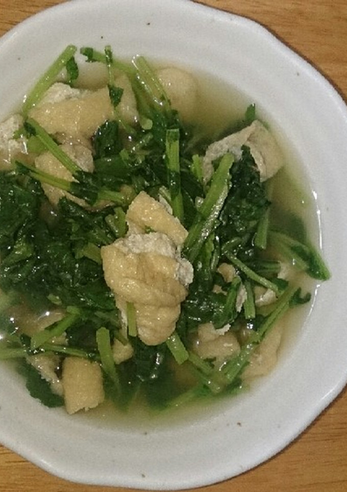 大根葉と油揚げの煮浸し-レシピのメイン写真