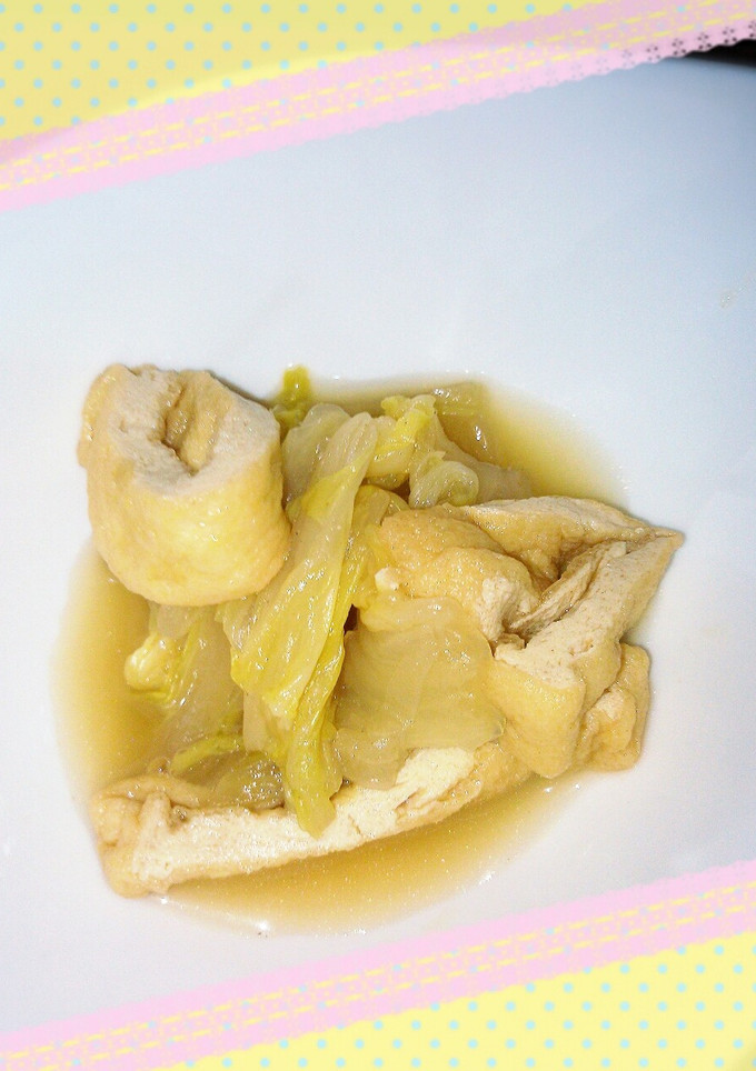 白菜とうすあげの簡単旨煮　白菜定番-レシピのメイン写真