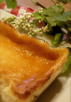 四角いベイクドチーズケーキ♡簡単れしぴ-レシピのメイン写真