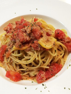 ツナとトマトの冷製パスタ-レシピのメイン写真