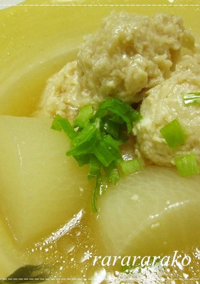 ほっこり☆簡単♪鶏団子と大根の煮物-レシピのメイン写真