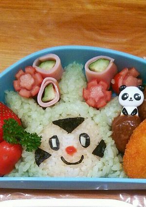 ☆キャラ弁 ポケモン ハリマロン-レシピのメイン写真