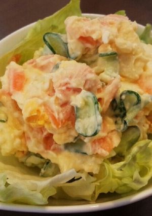 りんごが決め手！マヨ好きのポテトサラダ-レシピのメイン写真