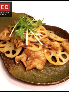 簡単!蓮根と豚肉の甘辛シャキシャキ炒め-レシピのメイン写真