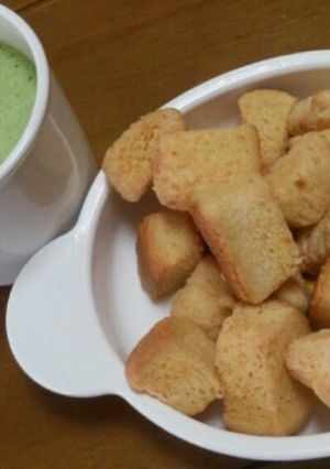 手づかみに!袋で簡単きなこパン-レシピのメイン写真