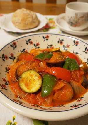 簡単☆ゴロゴロ野菜のカポナータ-レシピのメイン写真