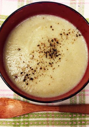 ナス大量消費☆豆乳で和風ポタージュ-レシピのメイン写真