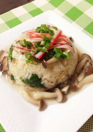 海鮮和風チャーハンきのこあんかけ-レシピのメイン写真