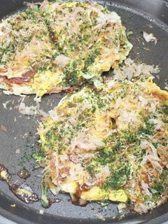 ホットプレートで縁日風お好み焼き-レシピのメイン写真