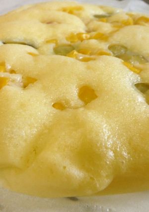 お手軽♪豆コーン蒸しパン♪朝食＆おやつに-レシピのメイン写真