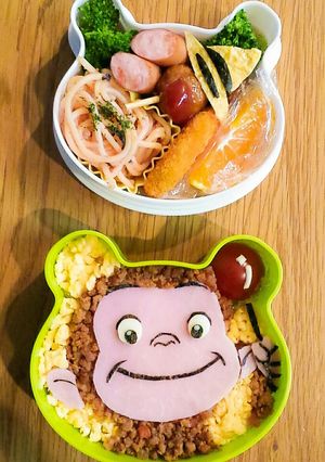 おさるのジョージ キャラ弁-レシピのメイン写真