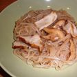 めんつゆで松茸焼きうどん~松茸パスタ