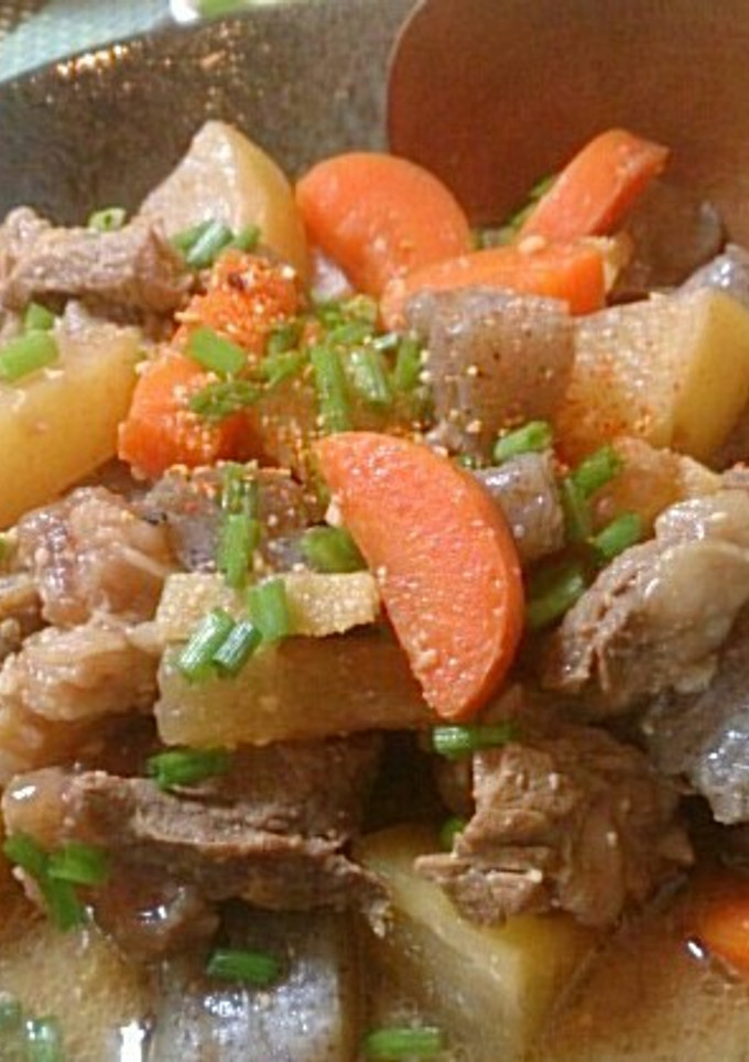 牛すじ肉の煮込み☆炊飯器で簡単調理♪-レシピのメイン写真