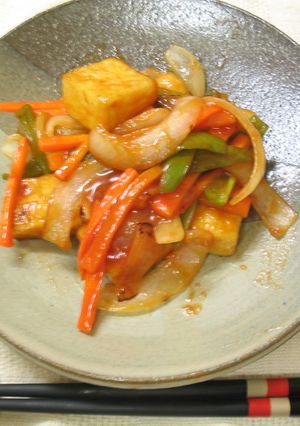 高野豆腐の酢豚もどき-レシピのメイン写真