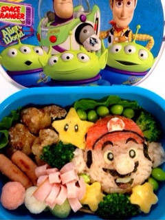 マリオ キャラ弁-レシピのメイン写真