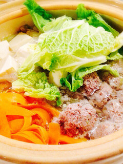 蓮根入り鰯つみれ鍋◎フンワリ♪栄養満点☆-レシピのメイン写真