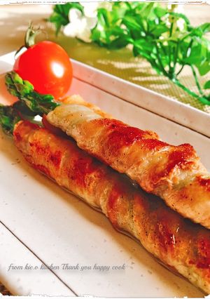 ❀シンプルに☆アスパラの豚バラ肉巻き❀-レシピのメイン写真