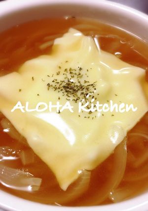 玉ねぎで簡単！オニオングラタンスープ！-レシピのメイン写真