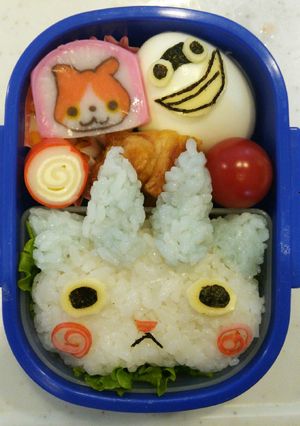 妖怪ウォッチ！コマさんキャラ弁！-レシピのメイン写真