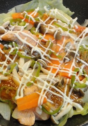 お好み風？鮭のチャンチャン焼き-レシピのメイン写真