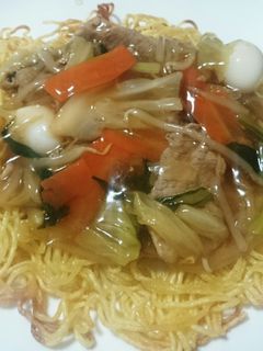 簡単⭐あんかけかた焼きそば-レシピのメイン写真