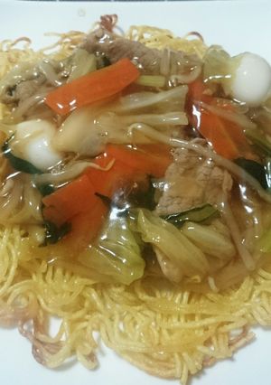 簡単⭐あんかけかた焼きそば-レシピのメイン写真