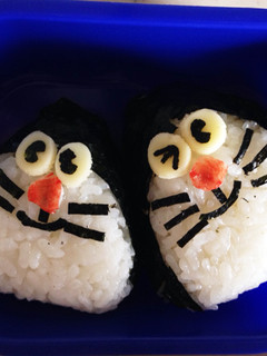ドラえもんおにぎり-レシピのメイン写真