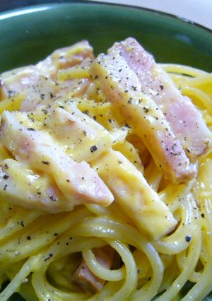 レンジで作る③♪とろ～りカルボナーラ-レシピのメイン写真