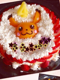 キャラケーキ☆ピカチュウの作り方-レシピのメイン写真