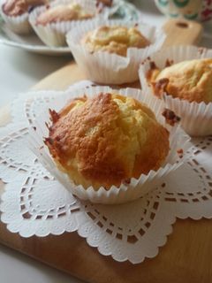 ふわふわクリームチーズマフィン-レシピのメイン写真
