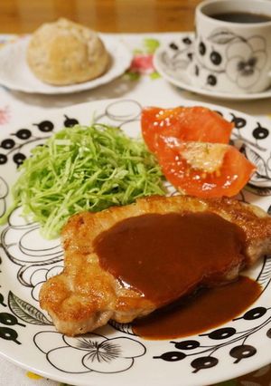 ソースが美味しい☆ポークチャップ-レシピのメイン写真