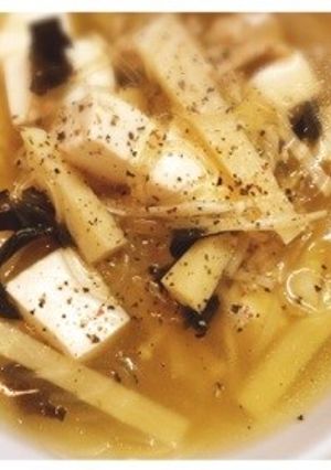 hot&sour soupサンラータン-レシピのメイン写真