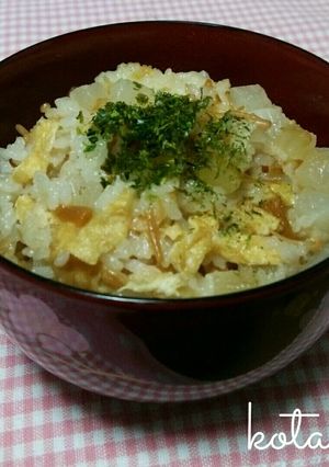 簡単！なめ茸と大根の炊込みご飯♪-レシピのメイン写真